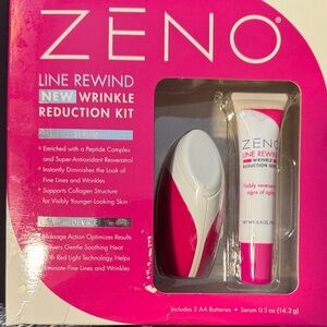 New Zeno Line Rewind Wrinkle Reduction Serum Kit Unopened Box